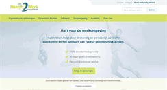 Desktop Screenshot of health2work.nl